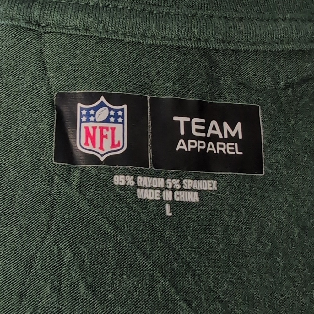 Green Bay Packers Slinky Classic V Neck Short Sleeve WMNS Shirt SZ L - Picture 10 of 11